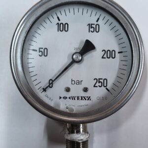 Manómetro Patrón Weisz 0-250 BAR